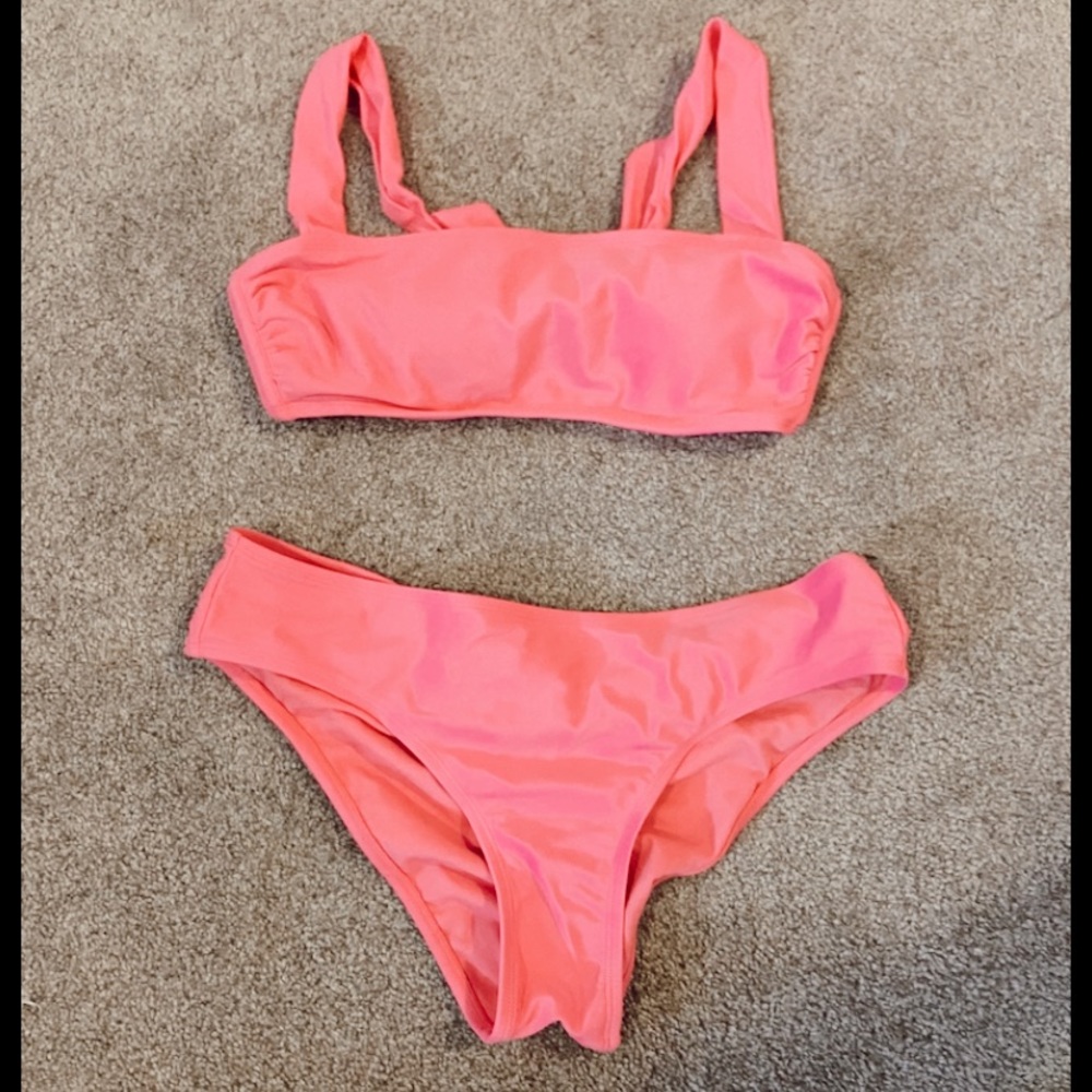 Neon Pink Swimsuit